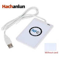 rfid 스마트 카드 리더기 복사기 쓰기 가능 복사 usb, ACR122U-1, 단일, ACR122U-1