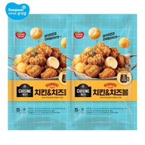 [동원 F&B] 퀴진 인싸이드 치킨&치즈볼 470g x 2개