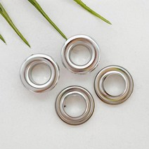 헤세드 국산) 24호 아일렛(내경12mm) 스틸 아일렛 (30쌍), 실버