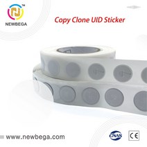 UID 블록 0 변경 가능한 다시 쓰기 원형 스티커 Dia25/30mm 13.56MHZ ISO 14443A NFC 복사 복제 라벨 10/50, 한개옵션1, 05 On Metal type 50PCS