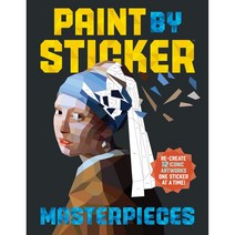 Paint by Sticker Masterpieces Re create 12 Iconic Artworks One Sticker at a Time