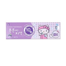 아텍스 튼튼이치약 헬로키티 블루베리향 캐릭터치약 어린이치약