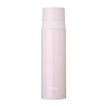 써모스 진공 스테인리스 스틸 스트레이트 휴대용 보온텀블러 FFM-501, 라이트 핑크, 500ml