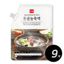 미슐 돈골농축액 1kg, 9개