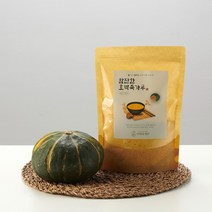 (아몬드증정) 직접제조 쌀 대신 현미로 만든 참진한 호박죽가루 200g 500g 단호박라떼, 1개