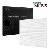 현대모비스 에어컨필터 PM0.3 헤파 E11, 디올뉴코나 sx2 2023~, 1개