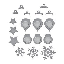 Spellbinders Holiday Decorations Tis The Season Collection 금속 에칭 다이