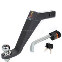WAKE카라반 트레일러 인치별 콜로라도 미국식 견인 장치 마운트 볼 포함 50mm, 9인치 잠금ml, 1개