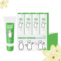그린킨더저불소치약 바닐라민트50G X 4개입 1세트 700PPM불소 에코서트 USDA 할랄 코셔 인증, 50g x 4개입