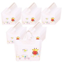 옷가게 팬시점 비닐가방 굿모닝 비닐쇼핑백 대형 50매 묶음 문구점 의류매장