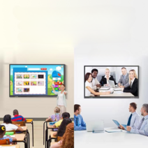 Dezhi 스마트 멀티미디어 교육용 올인원 터치 스크린 PC 컴퓨터 회의 교실 칠판, win10/I3/8G/128G, 32 인치 터치 올인원