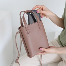 데이지 스퀘어 미니 크로스백 [4color/핸드폰가방] 카멜브라운 카멜브라운가방 숄더백