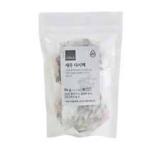 [한끼ZERO 새우 다시팩 84g (84g) 깊은맛 천연 조미료 캠핑 휴대용 자취생 간단요리 ORGA 홈캉스 맛집, 16개