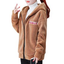 리더스타 여성점퍼 기모 오버핏 자체제작 점퍼 후드집업 집업류