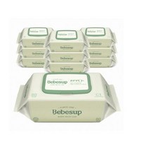 베베숲 저자극 제로 물티슈 캡형, 33팩, 80매