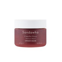 산다화 카멜리아 플라워 안티옥시던트 크림 워시오프 마스크 65g, 2개, 1개입