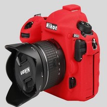 적용하다Nikon D800ED 810 D500 D4 D4S 실리콘 커버 카메라 케이스 적용, D500 레드