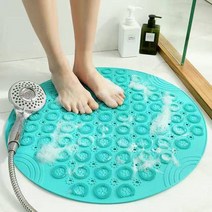건식반신욕기 변기 부속품 세면대 샤워라운드 마사지 매트 미끄럼 방지 목욕 샤워 룸 욕실 가정용 화장실, 05 Green 55CM  Crystal