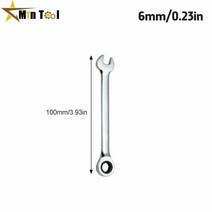 렌치 라쳇 토크 스패너 몽키 래칫 핸들 8 7 크롬 10 수리 mm 6 기어 자동차 바나듐 9 도구 링 11 키 조합, 07=6mm