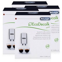 드롱기 디스케일러 세척제 DeLonghi Entkalker EcoDecalk mini Sparpack 8x 100ml fur, 단일옵션