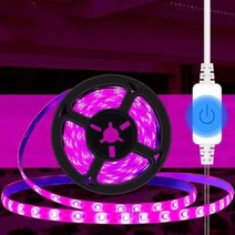 조립식비닐하우스 DC 5V USB LED 성장 빛 전체 스펙트럼 방수 UV Phyto 램프 실내 묘목 온실 수경 식물은 램프를 성장합니다, With Touch+2M 180leds+Not Wate