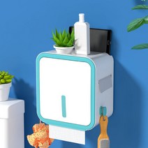 화장실 휴지통 방수 비 천공 화장실 펌핑 상자 벽 마운트 화장실 롤 종이 상자 화장지 랙, 체코, 02