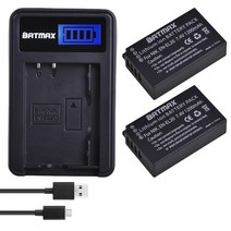 니콘 2Pcs 1200mAh EN-EL20 EN EL20 ENEL20 배터리 LCD USB 충전기 Nikon P1000 1 J1 J2 J3 S1 카메라 드롭 z1