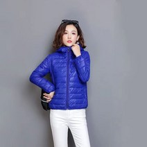 AMlisa 경량패딩 여성 겨울 베이직 후드 경량 다운 자켓 숏패딩 10컬러