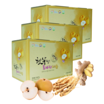 생강을 갈아넣은 무안 황토 도라지배즙 100ml 감칠맛나는 식이섬유 다이어트즙, 150포