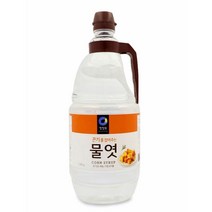 식자재물엿 2.45kg 볶음 조림 끈기 잡는 물엿 물엿식당용 업소용물엿 아이들간식, 1개, 청정원 물엿2.45kg