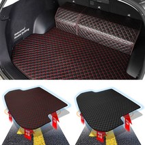 제네시스BH 가죽 트렁크매트 카매트 일반형 차박매트 자동차매트 퀼팅, 퀼팅트렁크매트 블랙, 정확한 차종명/년식 꼭 기입해주세요., 제네시스