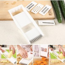 Groente 과일 도구 Aardappel ricer Mandoline 슬라이서 필러 커터 다기능 Wortel Shredder strong, 01 White