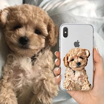 uDesign 사진주문제작 감성 초상화 캐리커쳐 개 고양이 애완 동물 휴대폰 케이스 iPhone Samsung 모든 모델 호환.여자친구 남자친구 부모님 커플 기념일 생일 선물 2