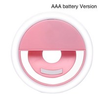촬영조명 방송조명 링라이트 8.5cm usb led vlogging 사진 비디오 led 카메라 셀카 라이브 비디오 사진, 분홍색, 01 pink