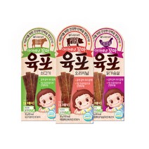 [아이배냇] 아기간식 싱가폴식 꼬마 육포 3종, 1세트, S361꼬마 육포 오리지널 돈육 6개