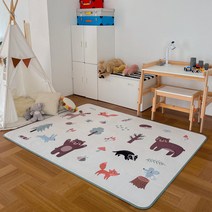 공간진담 숲속 우드랜드 키즈러그