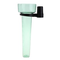 우량계 강우량계 실외 강수 측정 농사 기상 정원 물 땅 폴리스티렌 최대 35mm 도구 32, 초록