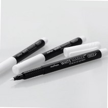 문화 하양마카펜 1mm 모든곳에 사용가능 (6개) 유성 수성 매직 보드 사무 문구 학용품 미술 다용도 냄새없는 유성매직 유성페인트 유성색연필 유성펜 WE-FNF0001737796, 상품선택