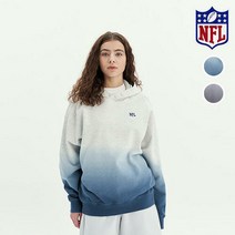 NFL [NFL]남녀공용오버핏그라데이션다잉후드티F221UHD046