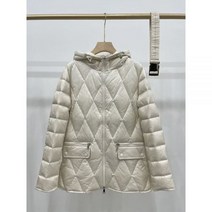 Janveny 울트라 라이트 다운 후드 코트 및 재킷 여성용 마름모꼴 90% 화이트 오리털 벨트 캐주얼 푸퍼 파카 패션