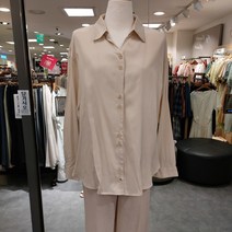 로엠 스토어팜 실키 셔츠 칼라 블라우스 bla23rq4