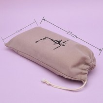 발레가방 Ruoru-싱글 드로스트링 발레 댄스 가방 소녀용 플란넬 발레리나 포인트 슈즈 액세서리