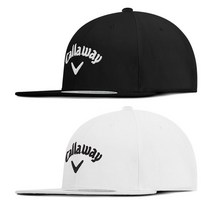 캘러웨이 FLAT BILL 남성 골프모자 2종택1, 블랙