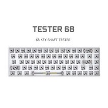 67 기계식 키보드 게임용 기계 유선 핫 스왑 가능 키 키트 RGB 라이트 맥 윈도우, TESTER68 only kit