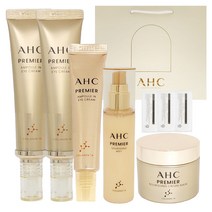 AHC 아이크림 시즌11 프리미어 앰플 인 아이크림 40ml +12ml+미스트+크림 마스크+화장솜+쇼핑백 설에디션세트, 설에디션1세트+쇼핑백