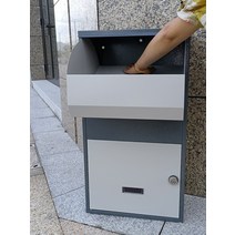 택배함 물품 택배 우편함 보관함 무인 단독 전원 주택, 그린75cm