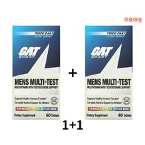 갓 GAT 멘즈 멀티비타민 60정 X2팩, 1개