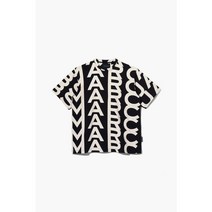 마크제이콥스 [마크제이콥스] 모노그램 빅 T-셔츠 저지 (MJTAA22002BKX)