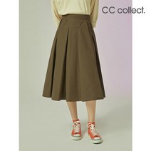 CC콜렉트 CC콜렉트 턱 디테일 플레어 스커트 KA_C233MSD003