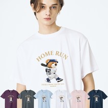 [홈런베어] 쿨론티 VERDI BEAR 남자 여자 반팔 티셔츠 7color